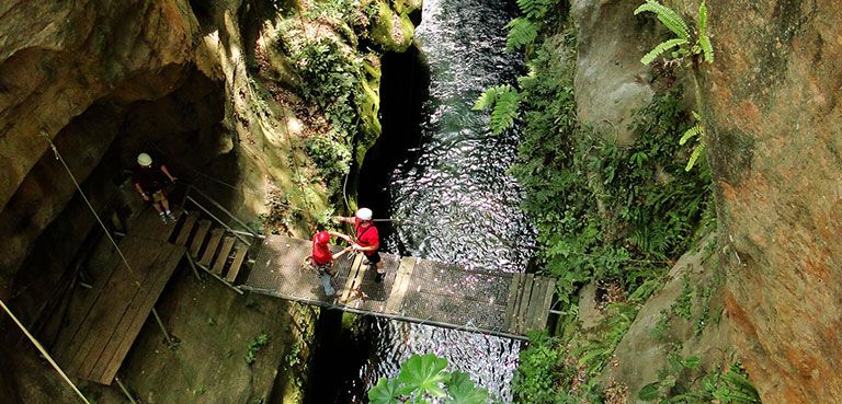 activities cave descending